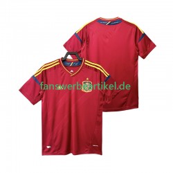Retro 2012 Trikot Spanien Herren Heimausrüstung Kurzarm
