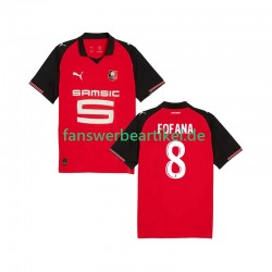 Seko Fofana 8 Trikot Stade Rennes Herren Heimausrüstung 2025-2026 Kurzarm