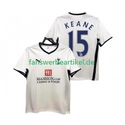 Keane 15 Retro 2009 Trikot Tottenham Hotspur Herren Heimausrüstung 2008 Kurzarm