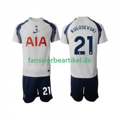 Kulusevski 21 Trikot Tottenham Hotspur Kinder Heimausrüstung 2025-2026 Kurzarm