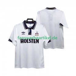 Retro 1991 1993 Trikot Tottenham Hotspur Herren Heimausrüstung Kurzarm