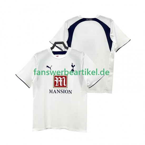 Retro 2007 Trikot Tottenham Hotspur Herren Heimausrüstung 2006 Kurzarm