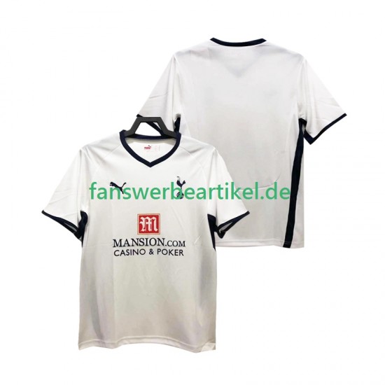 Retro 2009 Trikot Tottenham Hotspur Herren Heimausrüstung 2008 Kurzarm