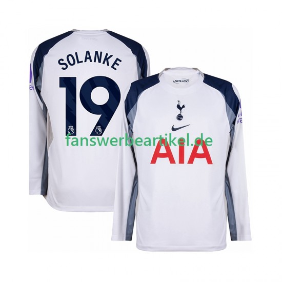 Solanke 19 Trikot Tottenham Hotspur Herren Heimausrüstung 2025-2026 Langarm
