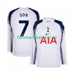 Son Heung-Min 7 Trikot Tottenham Hotspur Herren Heimausrüstung 2025-2026 Langarm