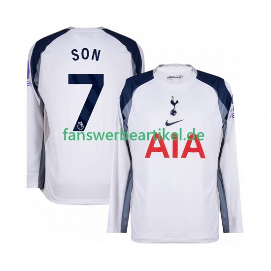 Son Heung-Min 7 Trikot Tottenham Hotspur Herren Heimausrüstung 2025-2026 Langarm