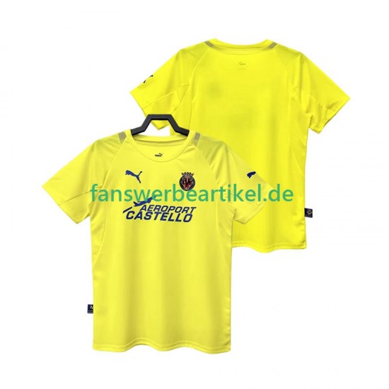Retro 2005 Trikot Villarreal CF Herren Heimausrüstung 2006 Kurzarm