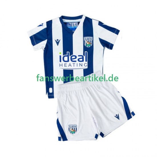 Trikot West Bromwich Albion Kinder Heimausrüstung 2025-2026 Kurzarm