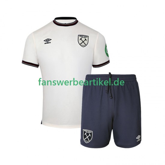 Trikot West Ham United Kinder Auswärtsausrüstung 2025-2026 Kurzarm