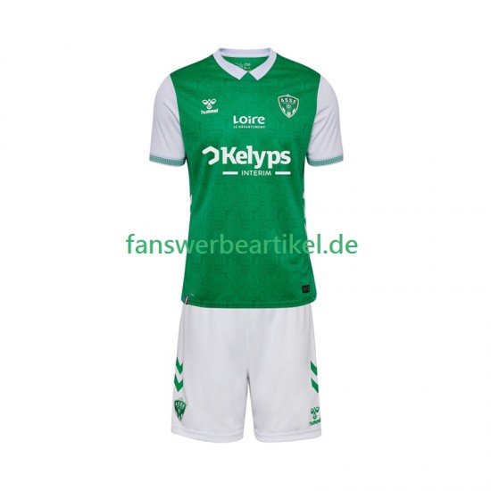 AS Saint-Etienne Trikot Kinder Heimausrüstung 2025-2026 Kurzarm