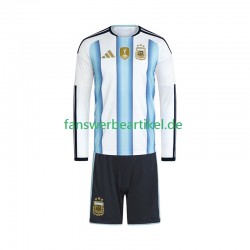 Trikot Argentinien Kinder Heimausrüstung WM 2026 Langarm