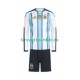 Trikot Argentinien Kinder Heimausrüstung WM 2026 Langarm
