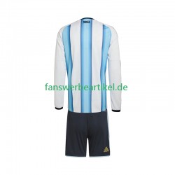 Trikot Argentinien Kinder Heimausrüstung WM 2026 Langarm