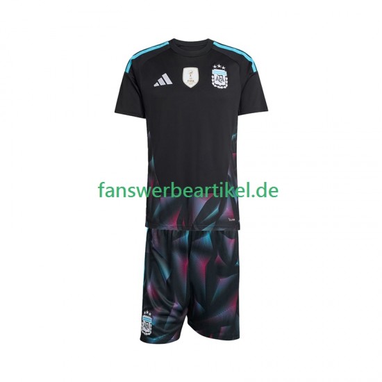 Torwart Trikot Argentinien Kinder Heimausrüstung WM 2026 Kurzarm