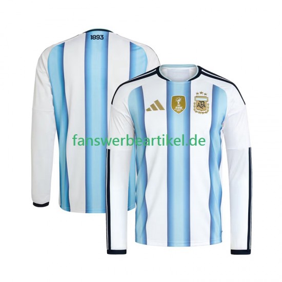 Trikot Argentinien Herren Heimausrüstung WM 2026 Langarm