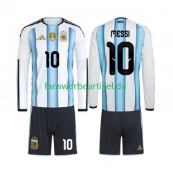 Lionel Messi 10 Trikot Argentinien Kinder Heimausrüstung WM 2026 Langarm