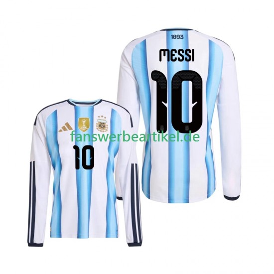 Lionel Messi 10 Trikot Argentinien Herren Heimausrüstung WM 2026 Langarm