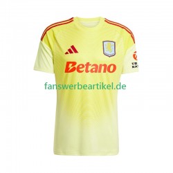 Torwart Trikot Aston Villa Herren Auswärtsausrüstung 2025-2026 Kurzarm