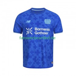 Trikot Bayer 04 Leverkusen Herren Ausweich ausrüstung 2025-2026 Kurzarm