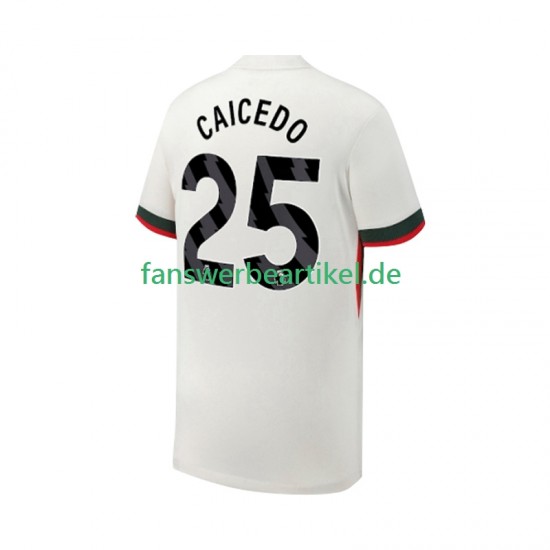 Moises Caicedo 25 Trikot Chelsea Herren Auswärtsausrüstung 2025-2026 Kurzarm