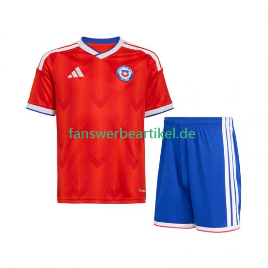 Trikot Chile Kinder Heimausrüstung 2026 Kurzarm