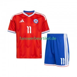 Lucas Cepeda 11 Trikot Chile Kinder Heimausrüstung 2026 Kurzarm