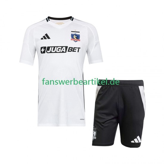 Trikot Colo-Colo Kinder Heimausrüstung 2025-2026 Kurzarm