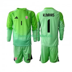 Keylor Navas 1 Torwart Trikot Costa Rica Kinder Heimausrüstung 2025 Langarm