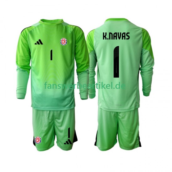 Keylor Navas 1 Torwart Trikot Costa Rica Kinder Heimausrüstung 2025 Langarm
