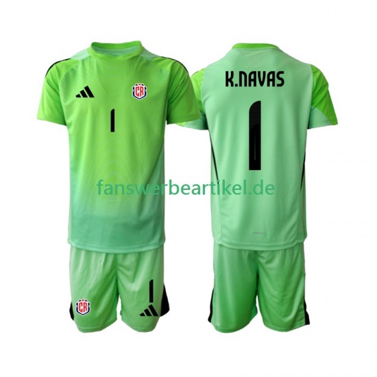 Keylor Navas 1 Torwart Trikot Costa Rica Kinder Heimausrüstung 2025 Kurzarm