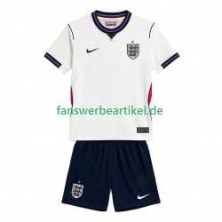 Trikot England Kinder Heimausrüstung WM 2026 Kurzarm