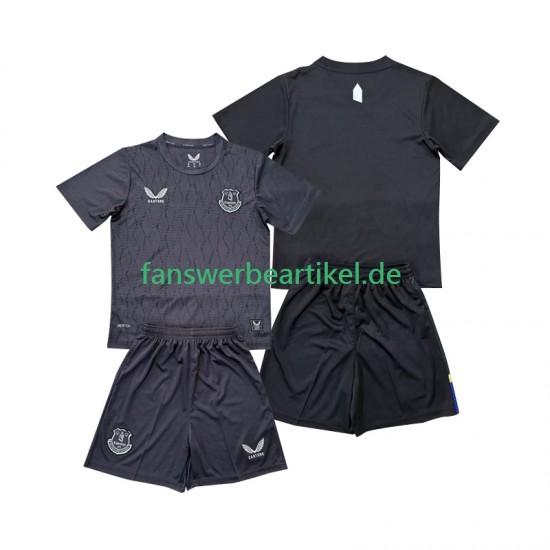 FC Torwart Trikot Everton Kinder Auswärtsausrüstung 2025-2026 Kurzarm