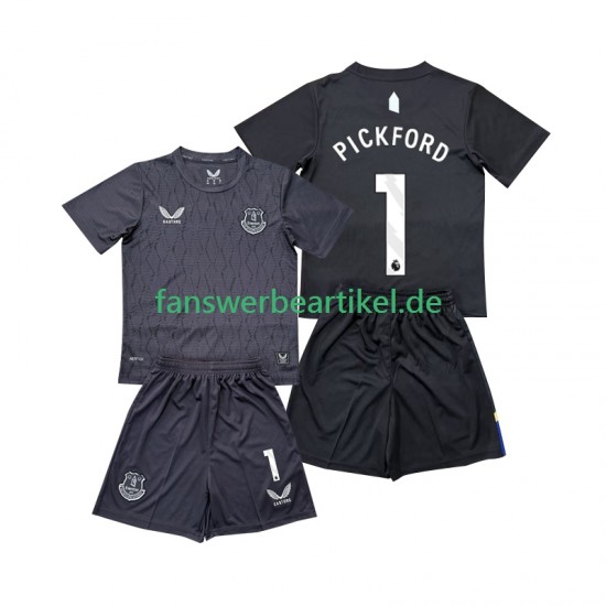 FC Pickford 1 Torwart Trikot Everton Kinder Auswärtsausrüstung 2025-2026 Kurzarm