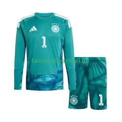 Manuel Neuer 1 Torwart Trikot Deutschland Kinder Heimausrüstung WM 2026 Langarm