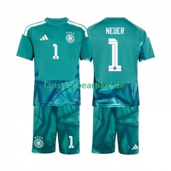 Manuel Neuer 1 Torwart Trikot Deutschland Kinder Heimausrüstung WM 2026 Kurzarm