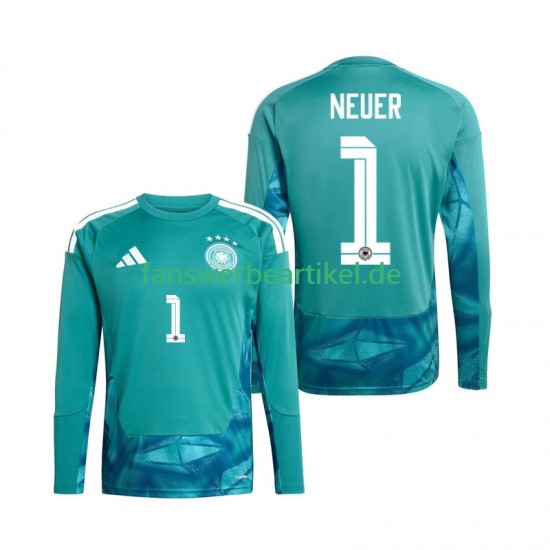 Manuel Neuer 1 Torwart Trikot Deutschland Herren Heimausrüstung WM 2026 Langarm