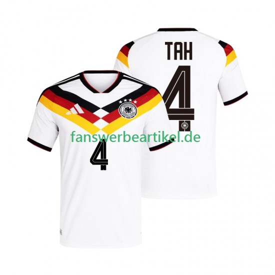 Jonathan Tah 4 Trikot Deutschland Herren Heimausrüstung WM 2026 Kurzarm