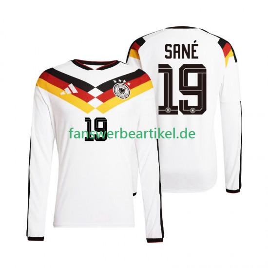 Leroy Sane 19 Trikot Deutschland Herren Heimausrüstung WM 2026 Langarm