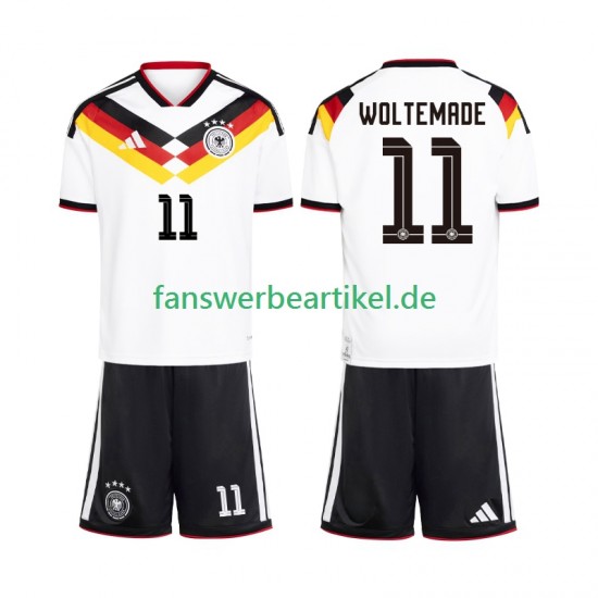 Woltemade 11 Trikot Deutschland Kinder Heimausrüstung WM 2026 Kurzarm