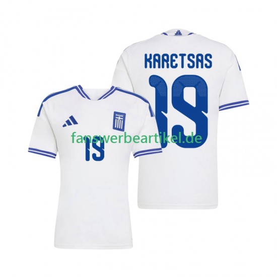 Konstantinos Karetsas 19 Trikot Griechenland Herren Heimausrüstung 2026 Kurzarm
