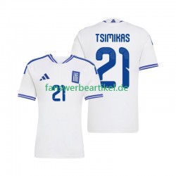 Konstantinos Tsimikas 21 Trikot Griechenland Herren Heimausrüstung 2026 Kurzarm