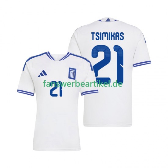 Konstantinos Tsimikas 21 Trikot Griechenland Herren Heimausrüstung 2026 Kurzarm