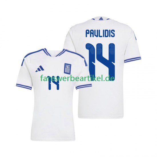 Vangelis Pavlidis 14 Trikot Griechenland Herren Heimausrüstung 2026 Kurzarm