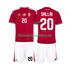Sallai 20 Trikot Ungarn Kinder Heimausrüstung WM 2026 Kurzarm