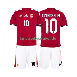 Szoboszlai 10 Trikot Ungarn Kinder Heimausrüstung WM 2026 Kurzarm