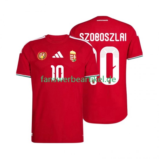 Szoboszlai 10 Trikot Ungarn Herren Heimausrüstung WM 2026 Kurzarm