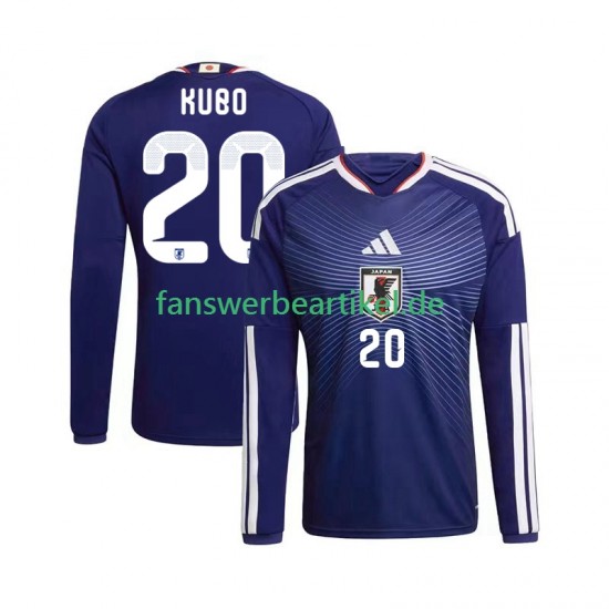 Kubo 20 Trikot Japan Herren Heimausrüstung WM 2026 Langarm