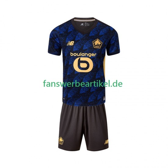 Trikot LOSC Lille Kinder Ausweich ausrüstung 2025-2026 Kurzarm