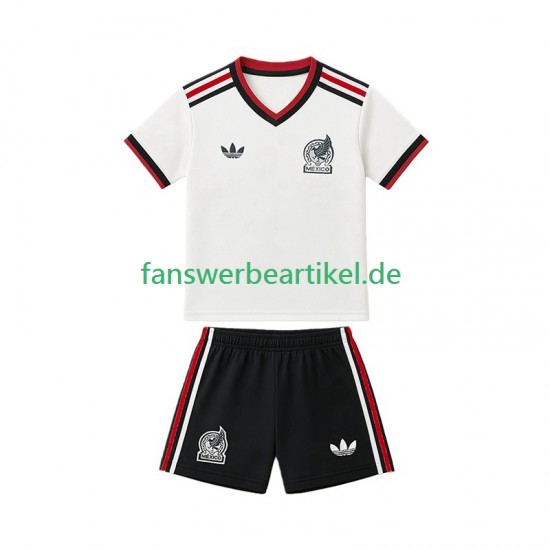 Trikot Mexiko Kinder Auswärtsausrüstung WM 2026 Kurzarm