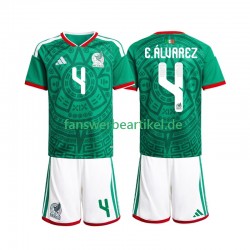 Edson Alvarez 4 Trikot Mexiko Kinder Heimausrüstung WM 2026 Kurzarm